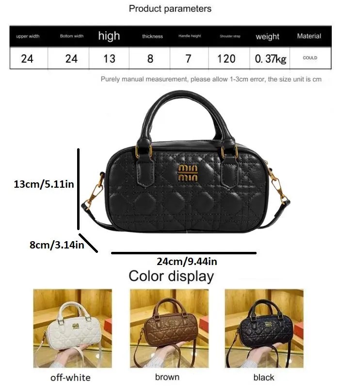 MIN MIN Classic Crossbody Bag 801-1 - Image 5