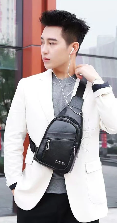 Black Messenger Bags Sports Bag Gym Bag 4180 - Image 2