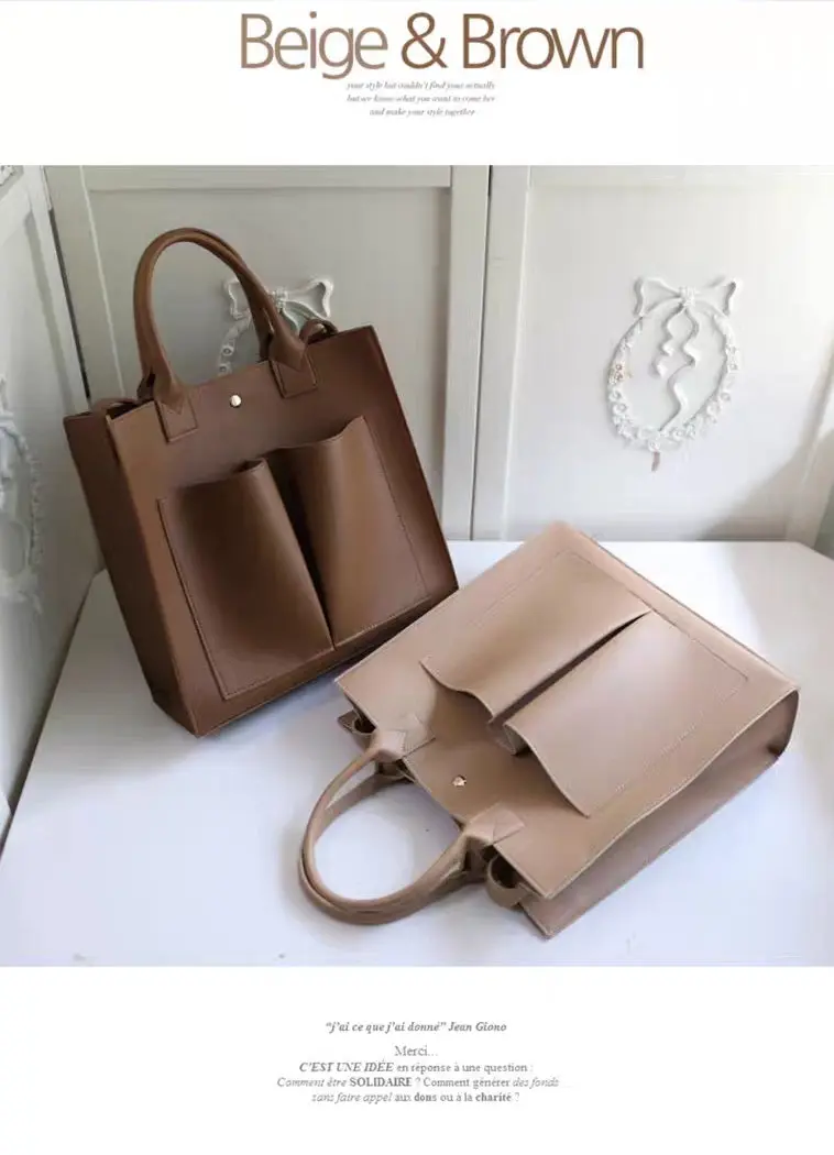 Brown Ladies Tote bag  586 - Image 8