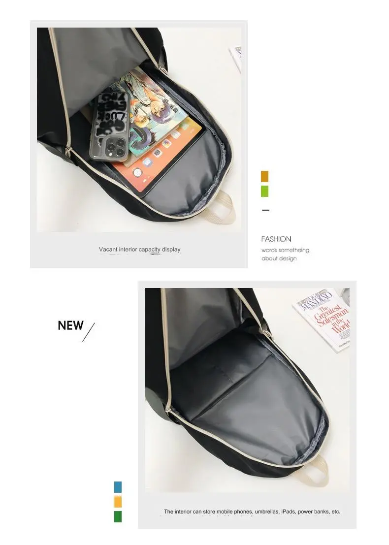 Imported Quality Ladies BackPack with tadybear 3309 - Image 8