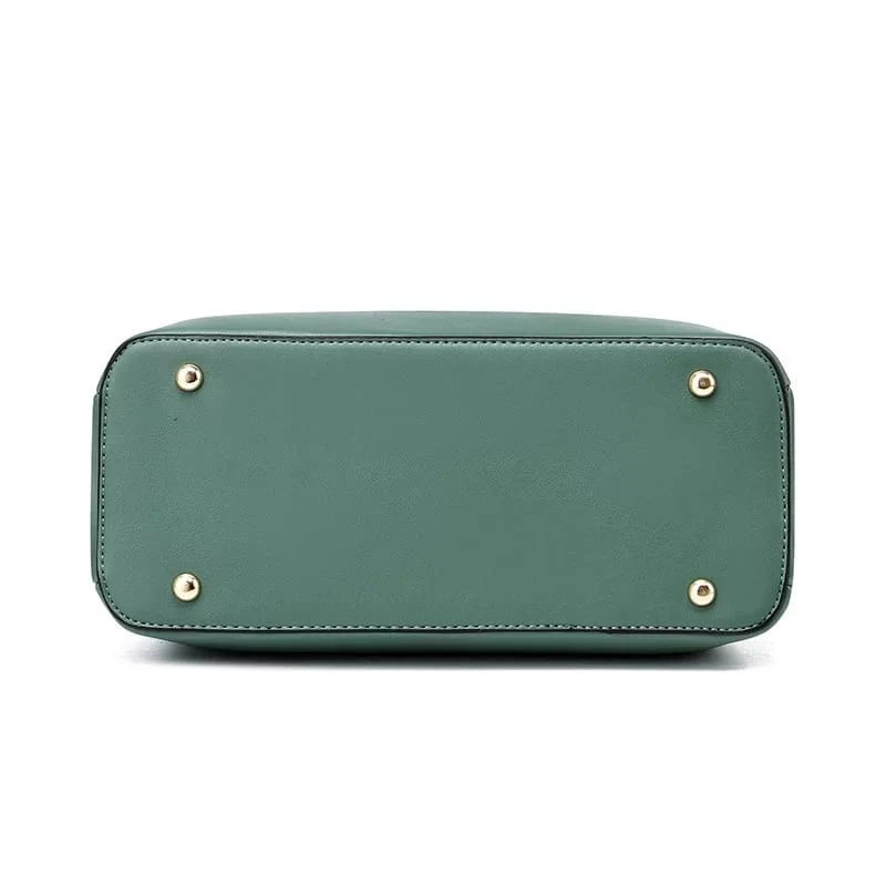 Pink Leather Handbag for ladies 993-5 - Image 8