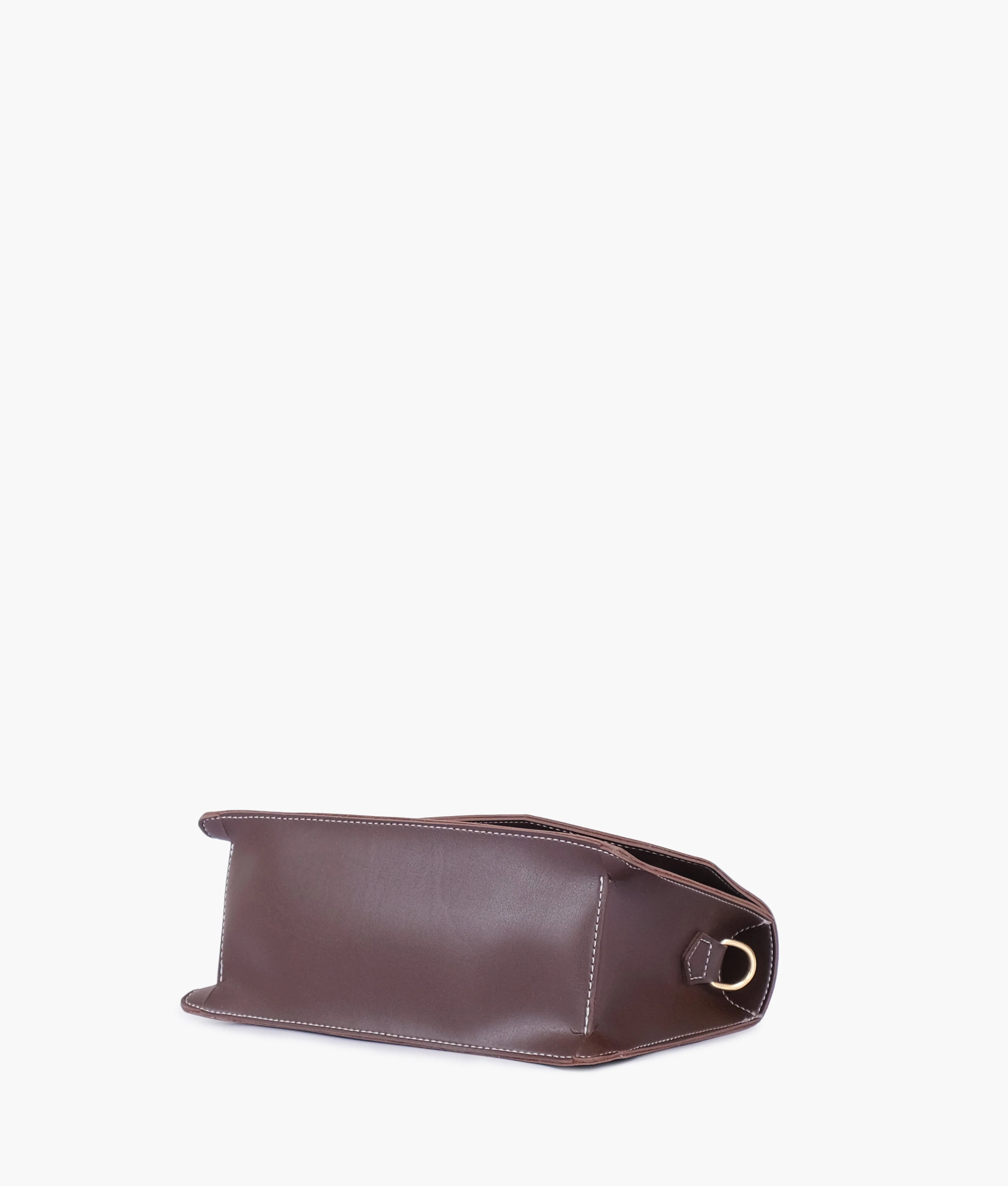 Dark BrownLadies Crossbody Bag 601 - Image 7