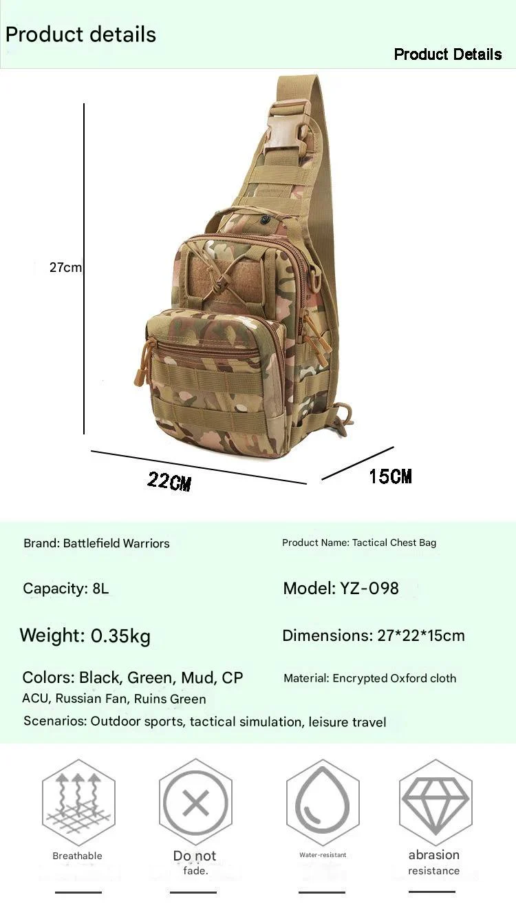 Lightweight Chest Bag For Men ZK403 - Image 3