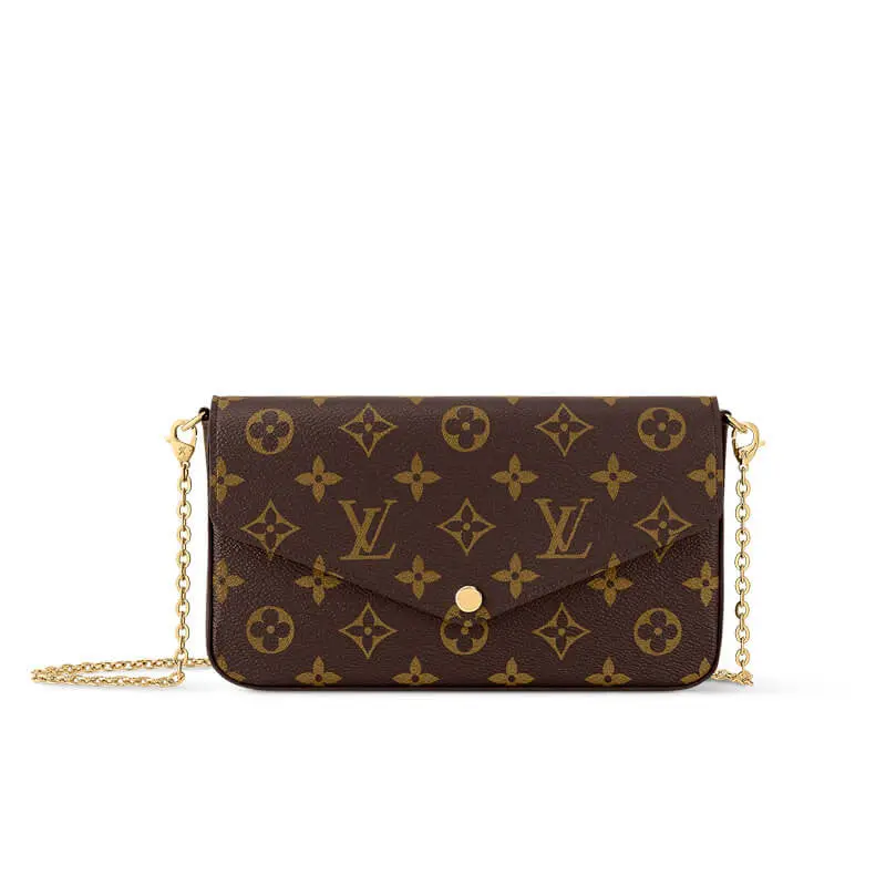Louis Vuitton (Box Packing) 1969 Monogram Canvas Pochette Felicie Wallets Handbag Clutch Article:M61276 - Image 2