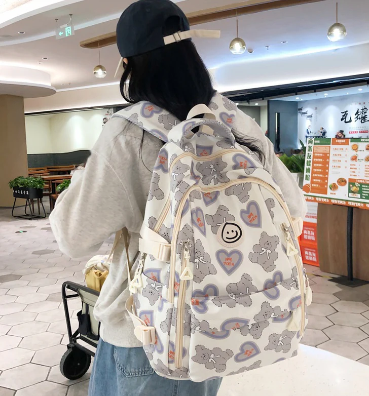 Lovely Bear Girls Backpack 08 - Image 10