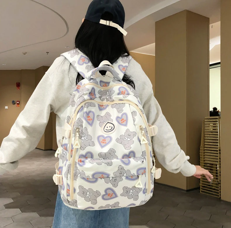Lovely Bear Girls Backpack 08 - Image 2