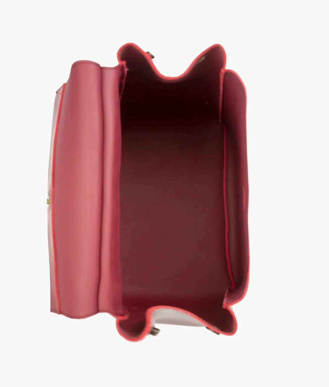 Maroon Women Leather Backpacks 557 - Image 7