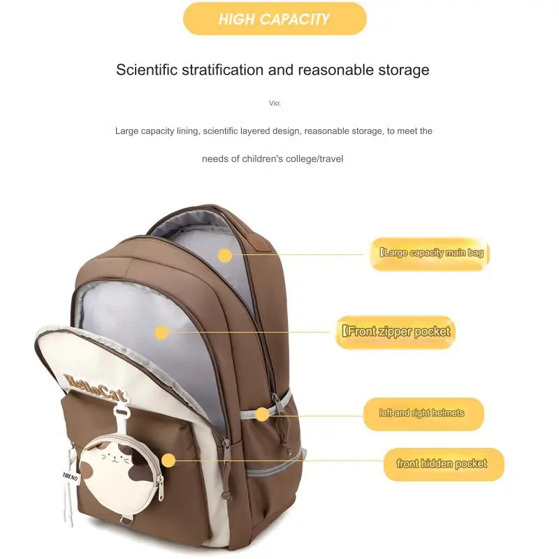 cute school bag korean style kawaii school backpack girl bag 1239 - Image 15