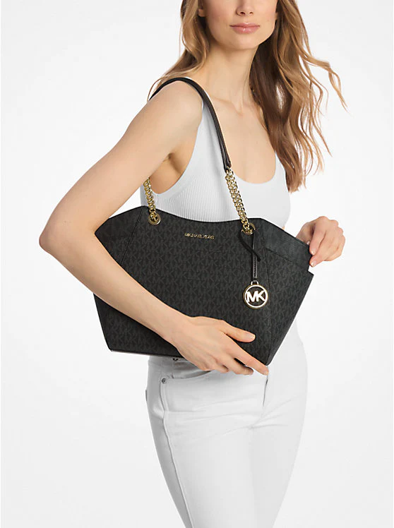 Michael Kors Jet Signature Logo Shoulder Bag for Women 19015 - Image 3