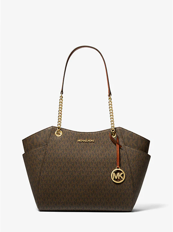 Michael Kors Jet Signature Logo Shoulder Bag for Women 19015