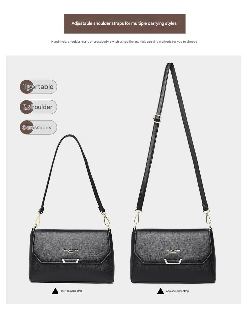 Premium Leather Crossbody Bag – (Watch Video Before Order) | 9899 - Image 14