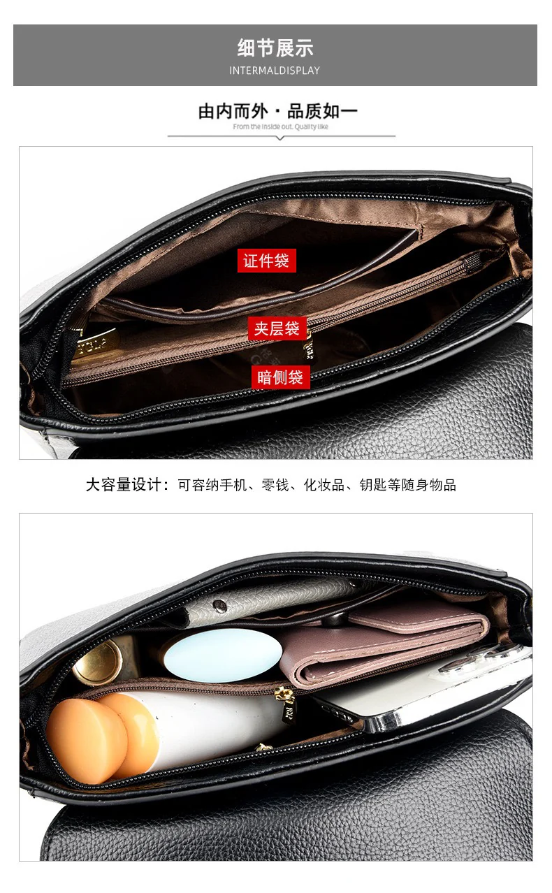 Premium Leather Crossbody Bag – (Watch Video Before Order) | 9899 - Image 16
