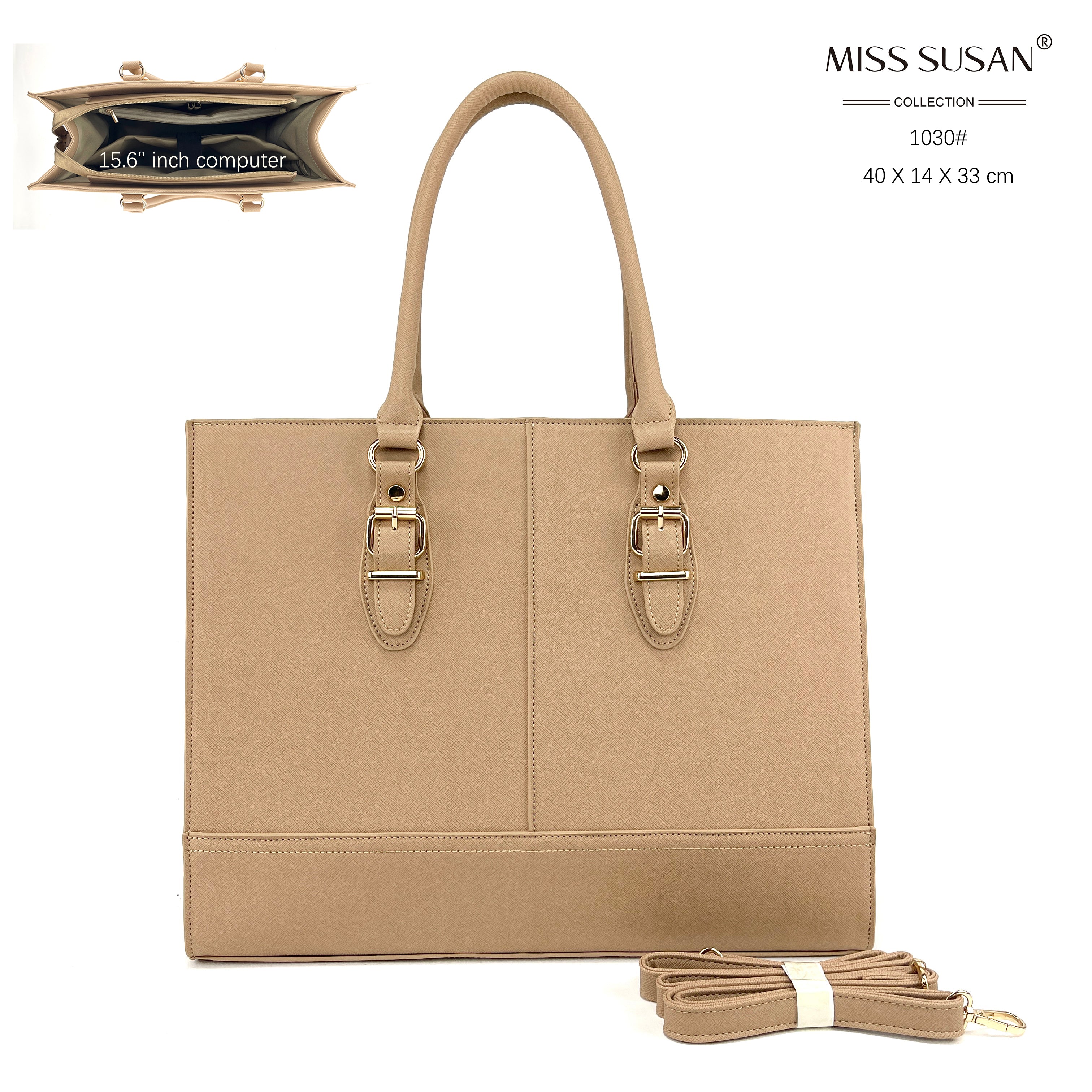 Miss Susan Laptop Tote Bag 15.6 Inch – 1030 - Image 3