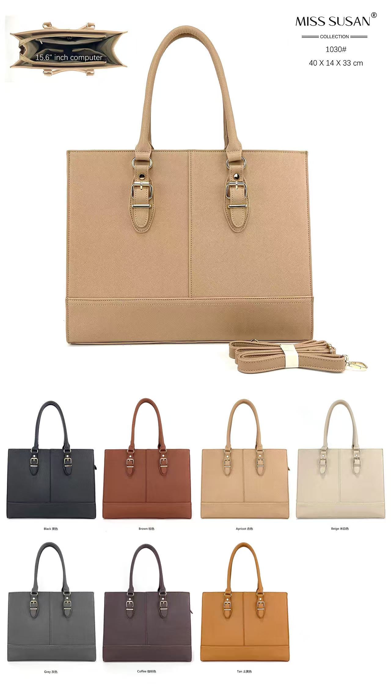 Miss Susan Laptop Tote Bag 15.6 Inch – 1030 - Image 2