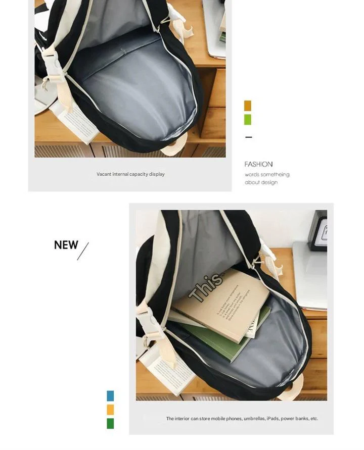 Multi Pockets Large Capacity Shoulder Bag 1222 - Image 6