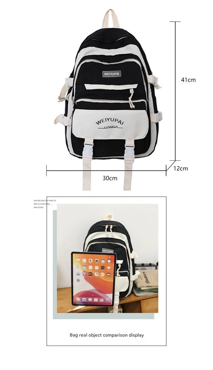 Multi Pockets Large Capacity Shoulder Bag 1222 - Image 8