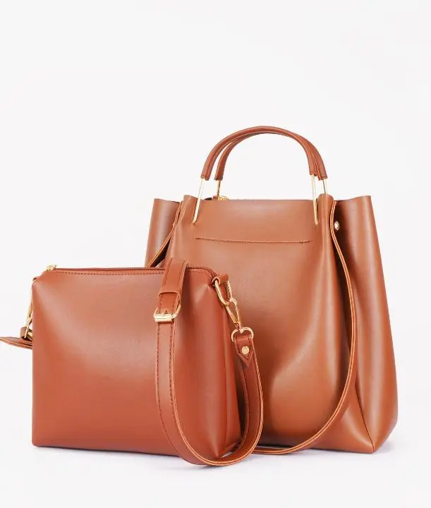 Mustard 2 in 1 Ladies Tote Bag 8850-12 - Image 2