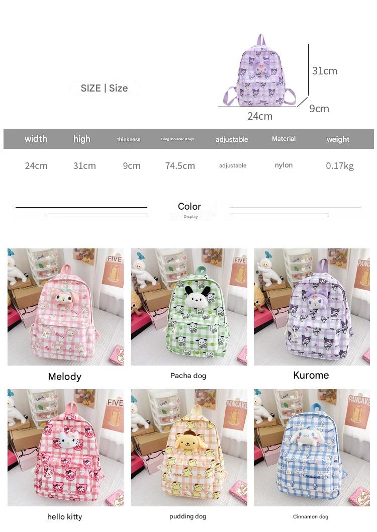 New Children's Bag Cartoon Oxford Cloth Shoulder Bag Fashion Doll Baby Bag For Nursery, Kg And One Class ZK418 - Image 4