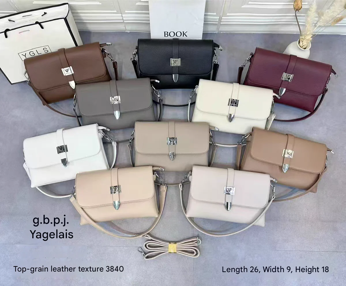 New fashionable and versatile handbag one-shoulder crossbody bag high-end small square bag women's 9213 - Image 2