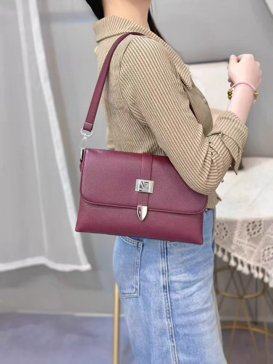 New fashionable and versatile handbag one-shoulder crossbody bag high-end small square bag women's 9213 - Image 4