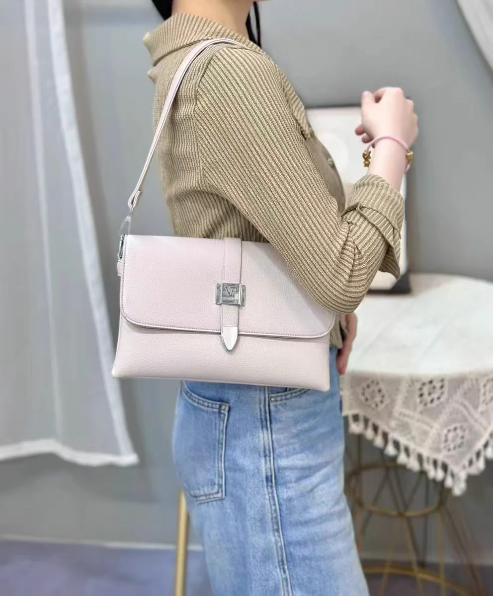 New fashionable and versatile handbag one-shoulder crossbody bag high-end small square bag women's 9213 - Image 7