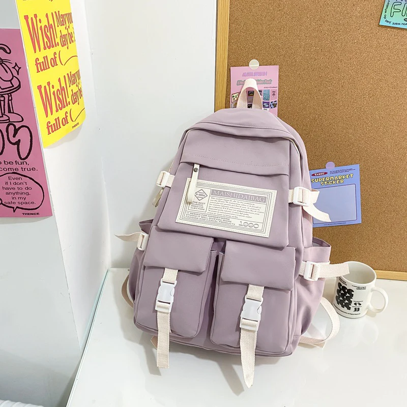New Fashionable Backpack for Junior High School Students, College Students, Girls ZK411