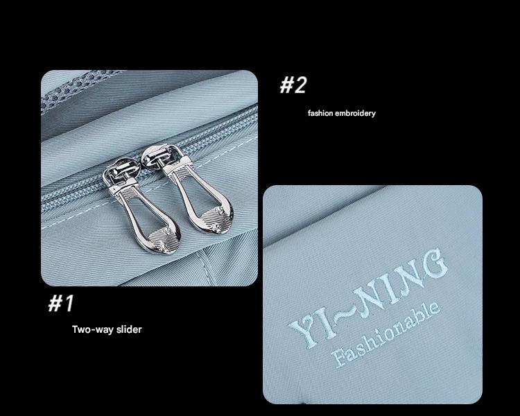 New Thickened Backpack Multi-Layer Zipper Buckle Backpack Cushioning Strap Wear-Resistant Good Quality Backpack for Women ZK412 - Image 16