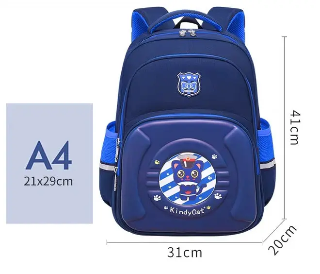 Pink & Blue Backpack For Girlls & Boys 4131 - Image 3