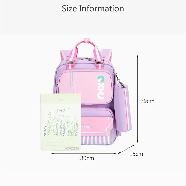 Pink Children's School Backpack - Model 4104 - Image 5