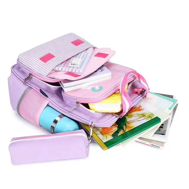 Pink Children's School Backpack - Model 4104 - Image 6