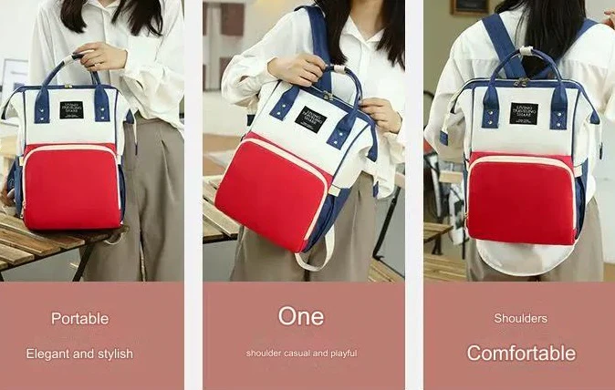 Travel Backpack Nursing Bag for Baby Care Women's Fashion Bag MJ260 - Image 11