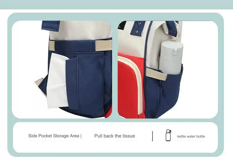 Travel Backpack Nursing Bag for Baby Care Women's Fashion Bag MJ260 - Image 14