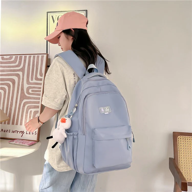 Green Student Schoolbag Junior High School Boys and Girls Backpack 1688-11 - Image 2