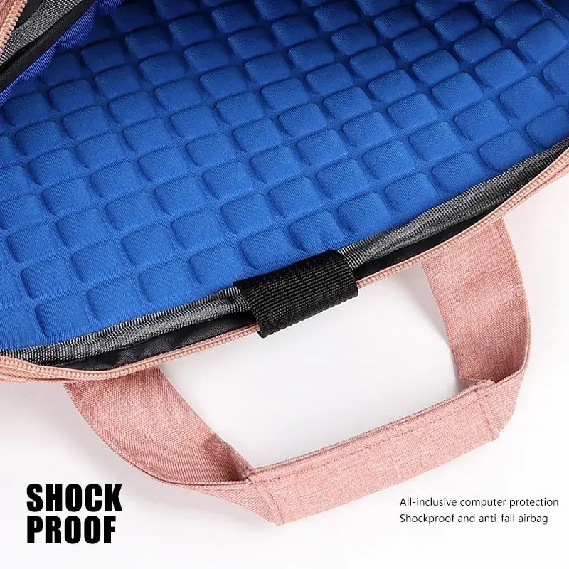 Pink Laptop File Bag 13, 17 inch For Men Womens 4072 - Image 5