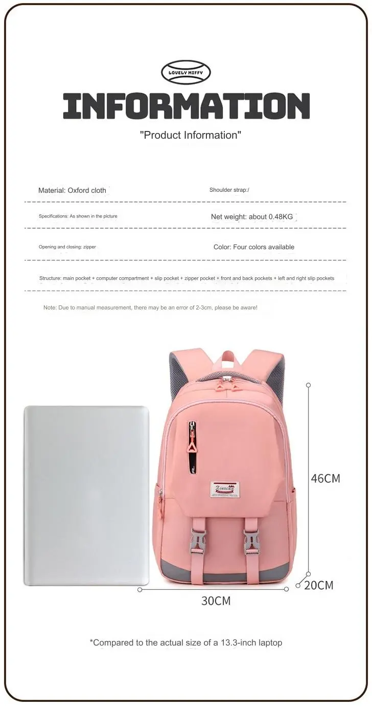 College Bag, Backpack, and Shoulder Bag lightweight 1232 - Image 3