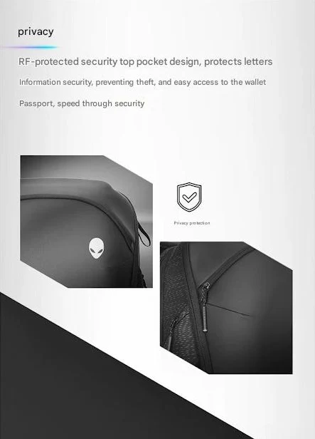 ALIENWARE BRAND LAPTOP BACKPACK 5177 - Image 3