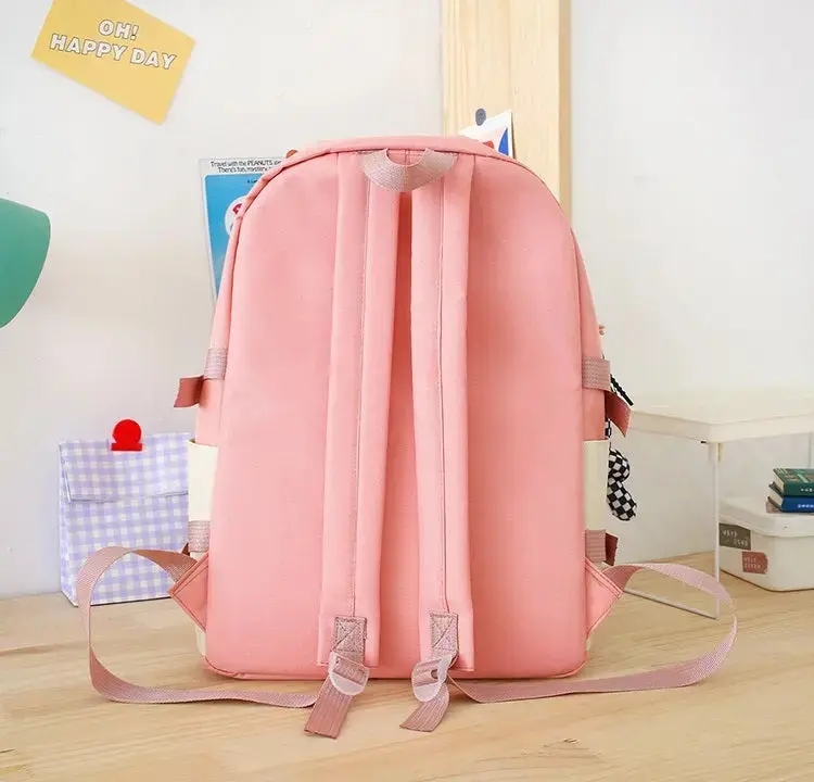 New High School Five-Piece set of Multi-Compartment Fashion Schoolbag 3002 - Image 3