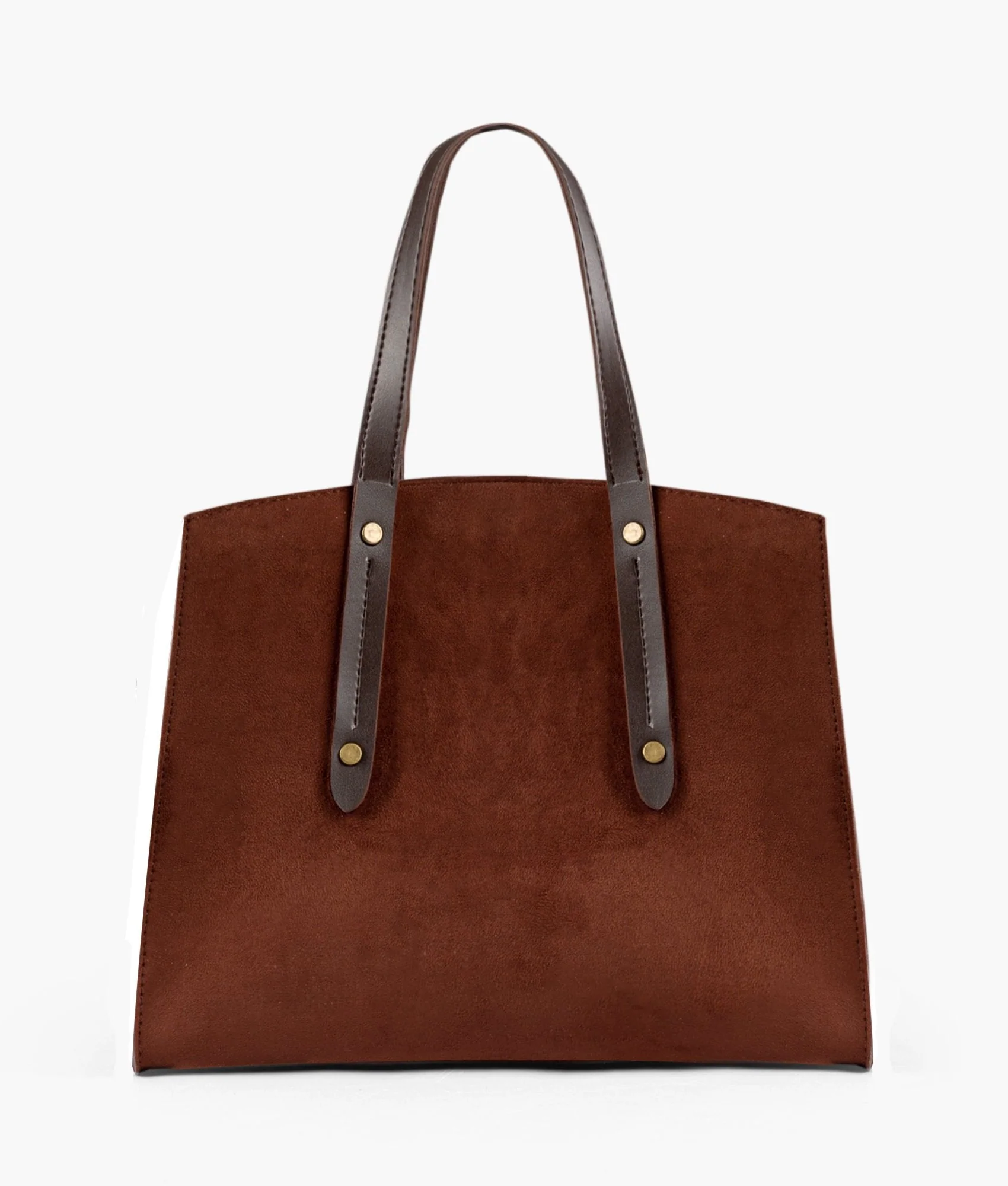 Brown Velvet Handbag For Girls 598 - Image 7