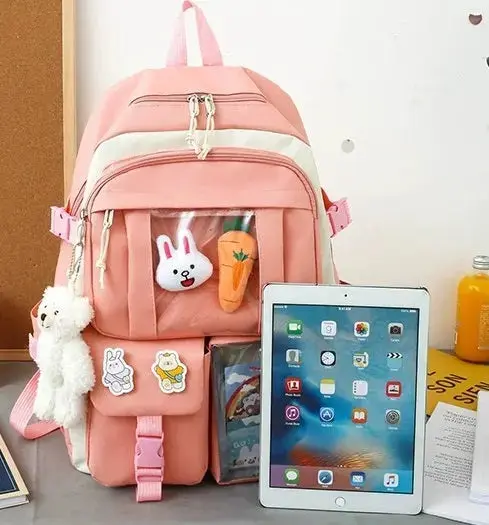 5 pcs Bunny Bag Travel Multifunctional Large Capacity Canvas Bag 978 - Image 6