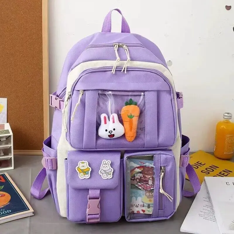 5 pcs Bunny Bag Travel Multifunctional Large Capacity Canvas Bag 978 - Image 8