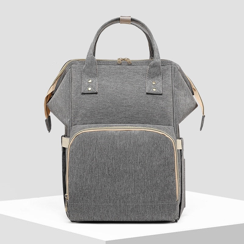 Grey Diaper Bag, Baby Nappy Changing Bag 4125 - Image 2