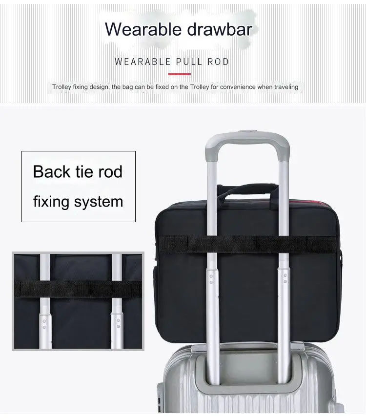 Black Thinkpad Laptop File Bag 4073 - Image 13