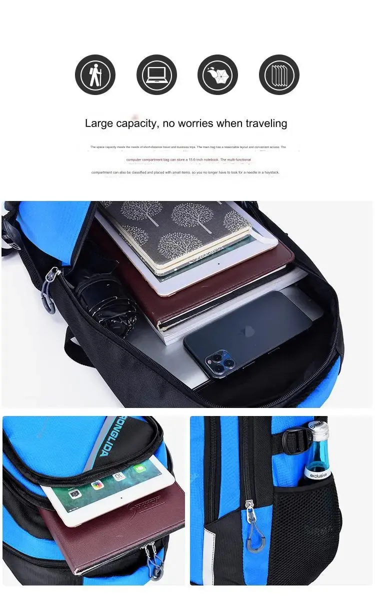 RONGLIDA  Waterproof Men's Laptop Bags | Casual Shoulder Backpack 1211 - Image 11