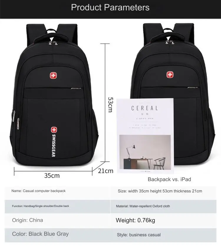 SWISSGEAR 16 inch Laptop Backpack - 1220 - Image 7