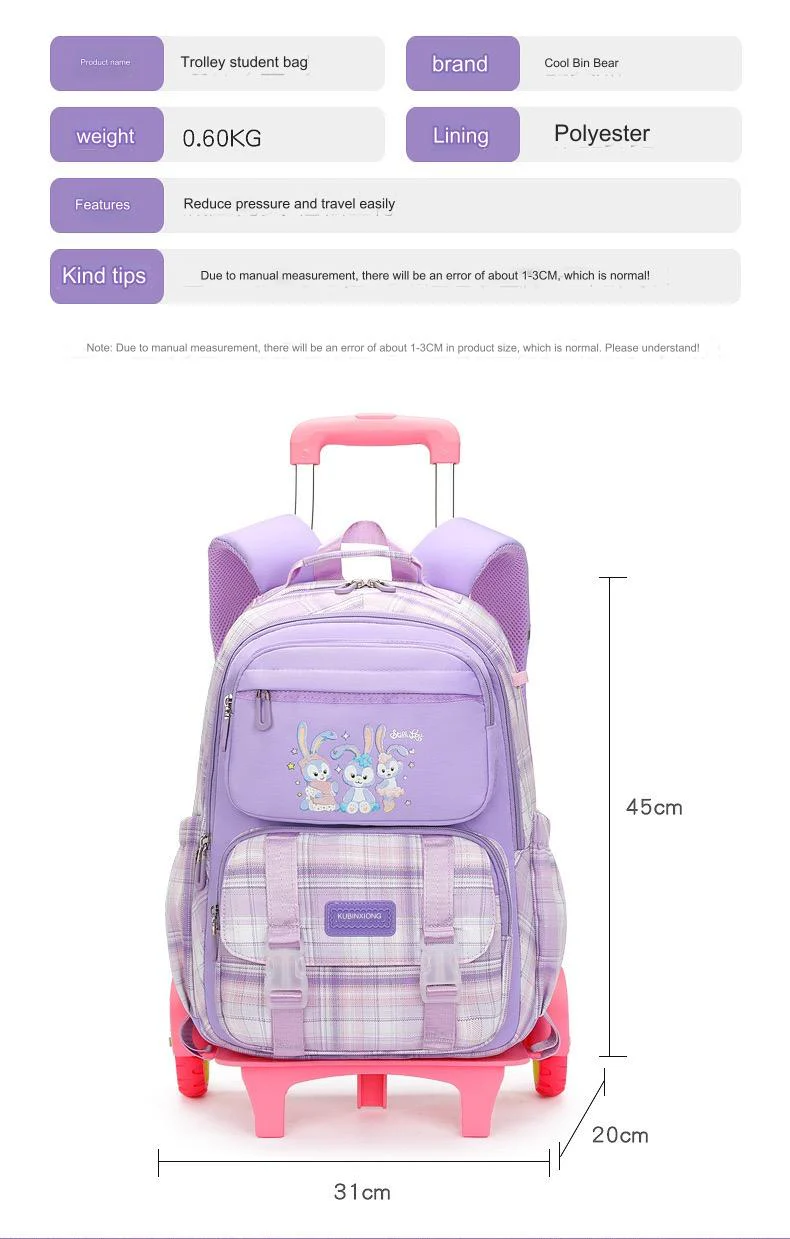 Skin School Trolley Bags 4133 - Image 9