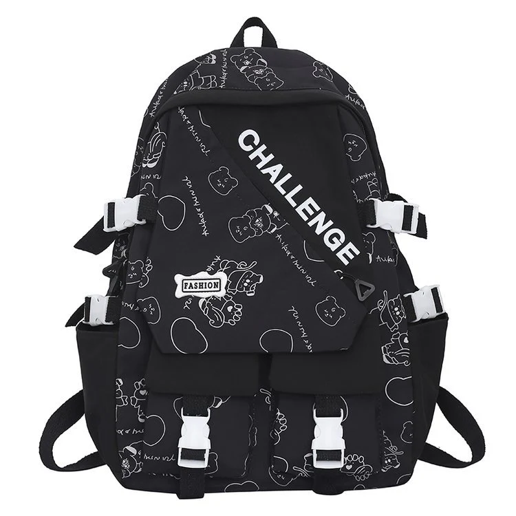 Schoolbag Japanese Large Capacity High School Student College Student Backpack ZK410