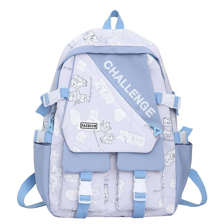 Schoolbag Japanese Large Capacity High School Student College Student Backpack ZK410