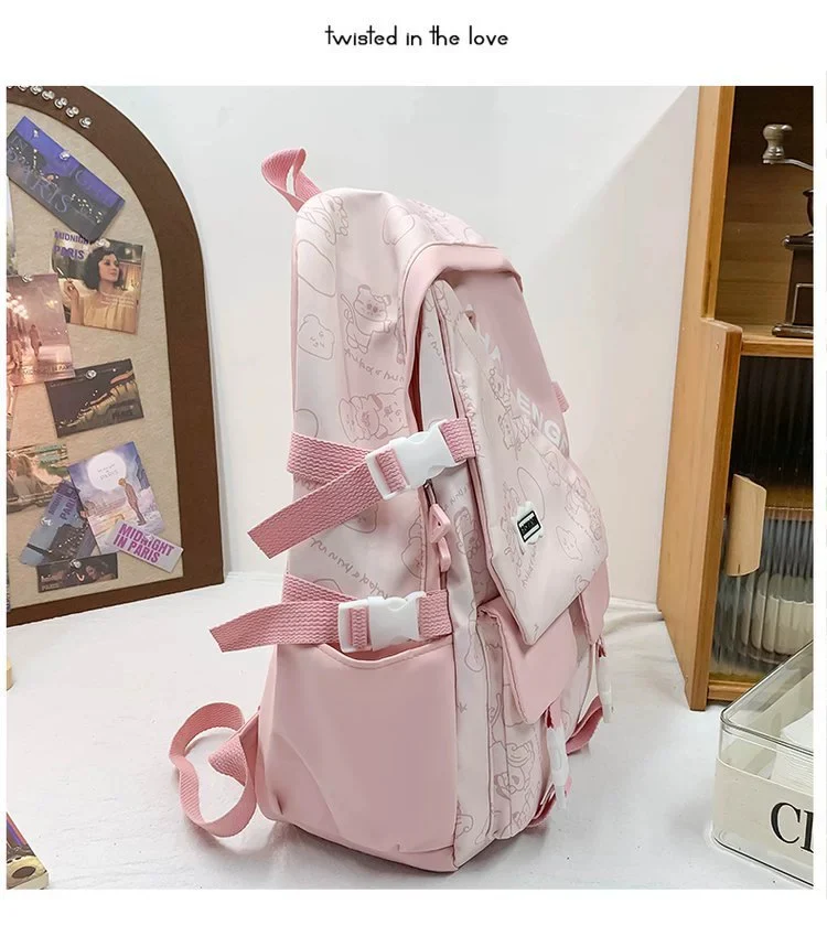 Schoolbag Japanese Large Capacity High School Student College Student Backpack ZK410 - Image 19