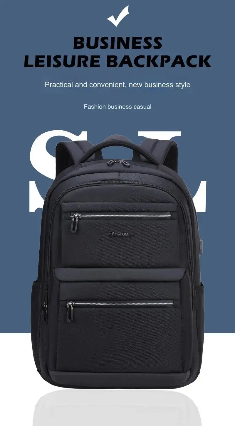 Anti-theft Business Laptop Backpack Bag for Men Women with USB Charging Port 1229 - Image 7