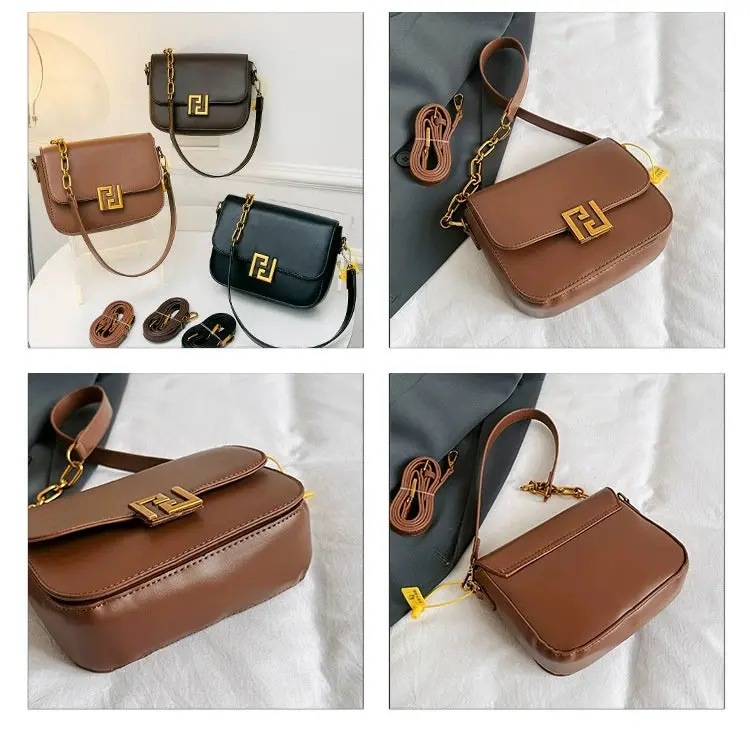 FENDI Leather Crossbody Bag 267 - Image 12